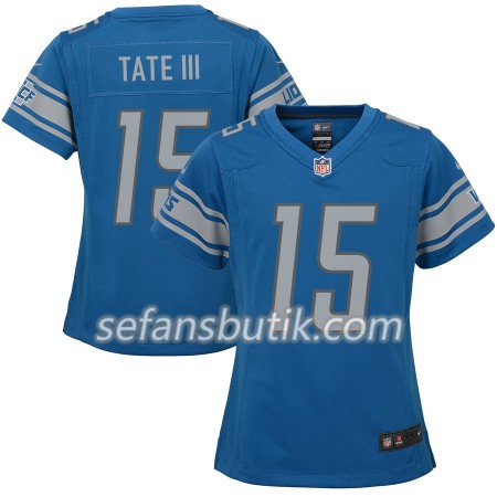 Detroit Lions Tröjor Golden Tate 15 Nike Royal - Dame